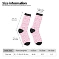 thumbnail image 2 of Lsque Ribbon Bow Printed Men's Crew Socks, Soft Durable Breathable Moisture-Wicking with Odor Control Cotton socks, 2 of 6