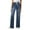 Navy, variant on Audhol Drawstring Jeans Women, Jeans for Women Mom Jeans High Waisted Baggy Straight Wide Leg Denim Pants Streetwear Casual Jeans for Women Dark Blue L