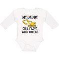 thumbnail image 3 of Inktastic Construction Daddy Still Plays with Trucks Boys or Girls Long Sleeve Baby Bodysuit, 3 of 5