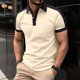 thumbnail image 2 of Men's Summer Leisure Culture Breathable Short Sleeved Shirt Top 3XL, 2 of 5