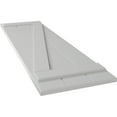 thumbnail image 6 of Ekena Millwork 16 1/8"W x 66"H True Fit PVC Three Board Joined Board-n-Batten Shutters w/Z-Bar, Hailstorm Gray (Per Pair - Hardware Not Included), 6 of 8