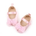 thumbnail image 2 of breaise Infant Baby Girl Shoes Baby Mary Jane Flats Princess Wedding Dress Shoes Crib Shoe for Newborns, Infants, Babies, and Toddlers, 2 of 7