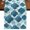 Mist Blue, variant on Table Runners 60 Inches Long Dress Scarves, Blue Geometric Moroccan Farmhouse Kitchen/Dining Table Runner, Small Coffee Tablerunners, Abstract Art Blue Ombre Modern 13x60 Inch