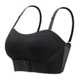 thumbnail image 3 of Jacenvly New Ladies Bras Women Strapless Steel Ring Front Buckle No Marks off the Shoulder Strap Detachable Shoulder Strap Slip Large Size Beautiful Back Bra Sports Underwear Skin-Friendly, 3 of 4