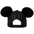 thumbnail image 4 of Disney Disney 49205 Mickey Mouse Oreilles Classique Noir et Rouge Casquette Snapback, 4 of 5