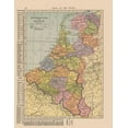 thumbnail image 2 of Hammond 12x14 White Modern Wood Framed Museum Art Print Titled - Europe Netherlands Belgium - Hammond 1910, 2 of 4