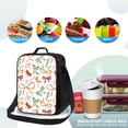 thumbnail image 4 of Easygdp Colorful Bow Knots Lunch Box Large capacity Lunch Bag Leakproof Cooler Tote Bag Organizer with Adjustable Shoulder Strap, 4 of 7