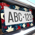 thumbnail image 6 of 1 Pcs American Flag License Plate Frame, License Plate Cover for Car Decorative Parts, Aluminum License Plate Bracket Holder Rust-Proof Weather-Proof for US Standard Car, 6 of 9