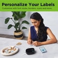 thumbnail image 6 of DYMO LetraTag 200 Bluetooth Label Maker, Includes 1 White Paper Label Tape, 6 of 10