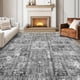 thumbnail image 1 of Alfombra Yarnscape vintage, lavable, 150 x 210 cm, color gris, 1 of 7