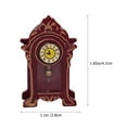 thumbnail image 2 of BRIGHTFUFU Micro Desk Clock Wood Table Clock Model Simulation 1Pcs, 2 of 8