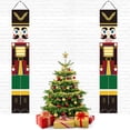thumbnail image 4 of 1 Pair Nutcracker Christmas Porch Decorations Outdoor Soldier Model Hanging for Kids Home Party, 71" x 12", 4 of 7