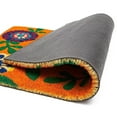 thumbnail image 5 of Juvale Floral Coir Door Mat - 17 x 30 in, Natural & Modern - Outdoor Welcome Mat for Front Door & Patio with PVC Backing, 5 of 8