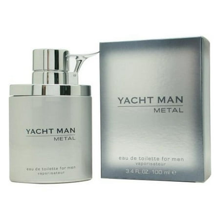 Yacht Man Metal 3.4 oz / 100 ML Eau De Toilette For Men *New In Box*