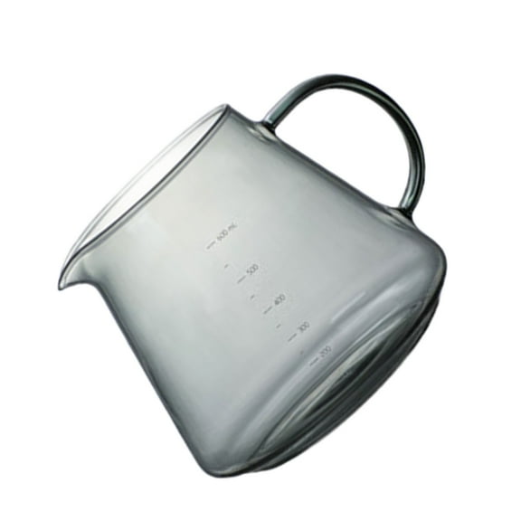 Ciwanning Glass Coffee Servers 500/600ml Iced Teas Water Beverage Pours Over Dripper with Scale Coffee Filter Drip Coffee Maker