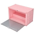 thumbnail image 1 of LED Mini Figure Display Case, LED Lit Miniature Figures Display Case  for Toys Black,Roseate, 1 of 7