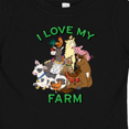 thumbnail image 4 of Inktastic I Love My Farm with Happy Farm Animals Boys or Girls Baby T-Shirt, 4 of 5