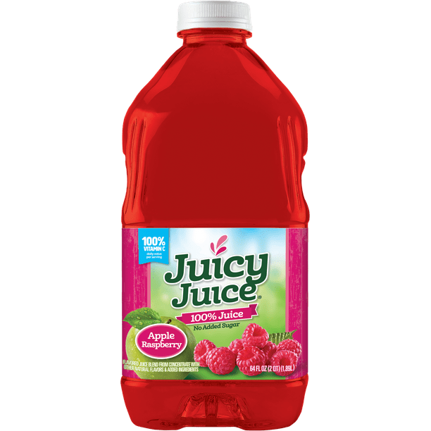 Juicy Juice 100 Juice Apple Raspberry, 64 oz