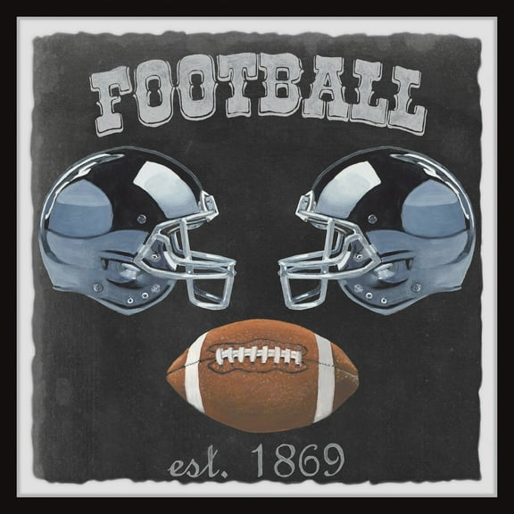 Marmont Hill Football Poster Framed Wall Art