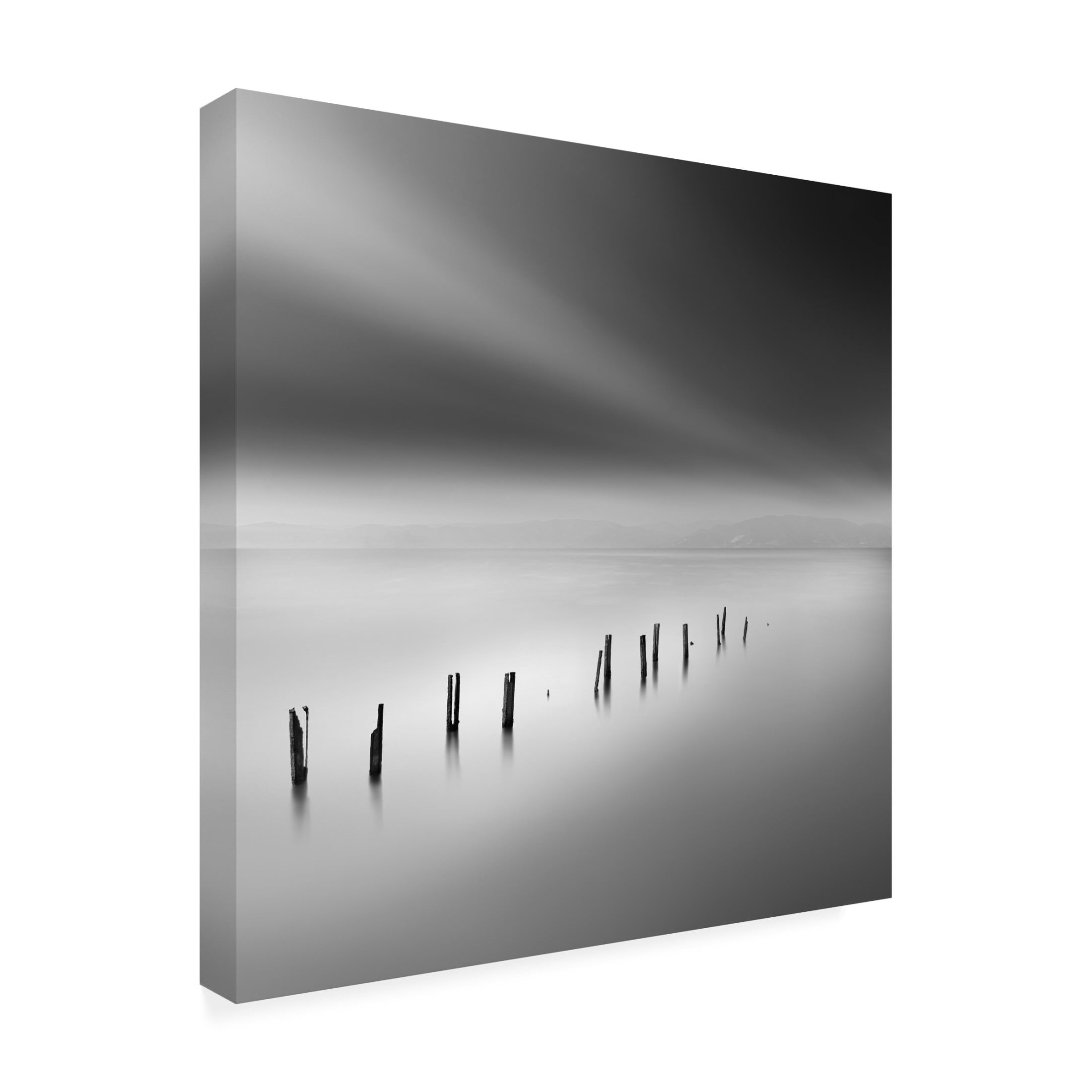 Canvas Wall Art - George Digalakis 'Abandoned Dreams' Wall Art for Living Room, Bedroom, or Office Décor by Trademark Fine Art - 24 x 24 Inches