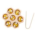 thumbnail image 4 of Juguete de habilidad fina de madera, juguetes educativos, juguetes de clasificación de madera Montessori para niñas y niños pequeños regalos de Amarillo Hugo juguetes educativos, 4 of 10