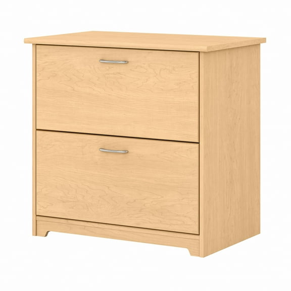 Bush Furniture Cabot Lateral File Cabinet, 2 Drawer, Natural Maple