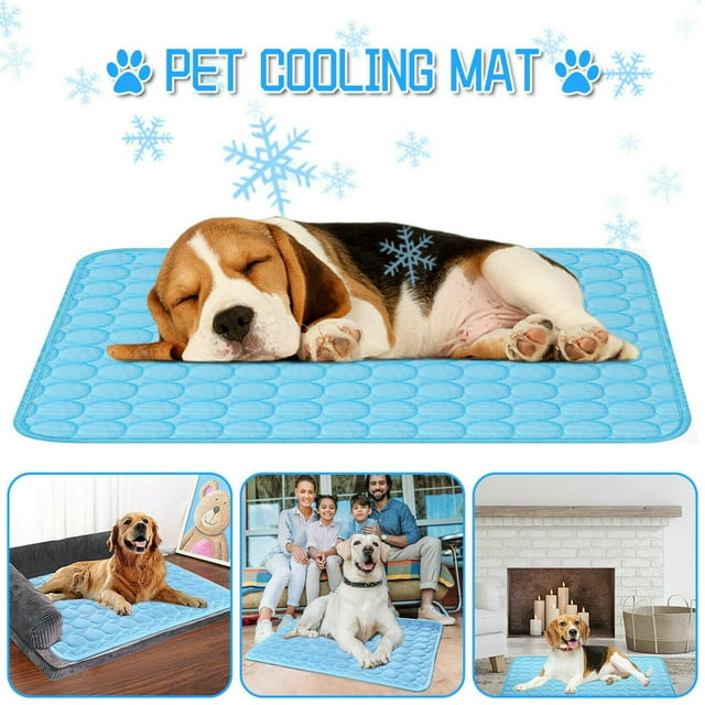 Tapis Rafraîchissant pour Chien pour Lit pour Chien, Chenil pour Chien et Cage pour Chien - Coussin Rafraîchissant pour Chien et Chat - Couverture Rafraîchissante Portable et Lavable