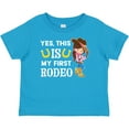 thumbnail image 3 of Inktastic Yes, this IS my First Rodeo- cowgirl in hat and boots Girls Baby T-Shirt, 3 of 5