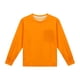 thumbnail image 4 of Cowsor Girl's Crew Neck Solid Color Sweatshirts with No Hood Casual Color Block Long Sleeve Pullover Tops, 4 of 7