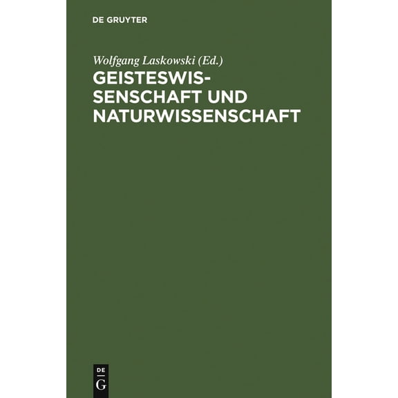 Geisteswissenschaft und Naturwissenschaft, (Hardcover)
