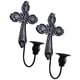 thumbnail image 4 of 2 candelabros de pared para velas, candelabros decorativos para montaje en pared. Negro, 4 of 9