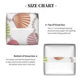thumbnail image 6 of Tissue Box Cover, Shell Pearls Print Leather Tissue Box Holder - Tissue Case Facial Paper Organizer for Bathroom, Vanity Countertop, Tabletop, Car, Night Stands, 6 of 7