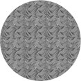 thumbnail image 1 of Ahgly Company Indoor Round Patterned Ash Gray Area Rugs, 5' Round, 1 of 6