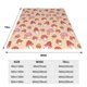 thumbnail image 3 of Balery 70s Mushroom Manta de Felpa Suave y Acogedora – Cobija de Franela Aterciopelada para Cama, Lavable y Cálida para Sofá, Mascotas, Transpirable-40"x30", 3 of 7