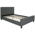 thumbnail image 3 of Flash Furniture Tribeca Full Size Tufted Upholstered Platform Bed in Dark Gray Fabric, 3 of 5