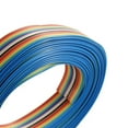 thumbnail image 4 of Unique Bargains 7M 16 Pin Rainbow Color Flat Ribbon Cable IDC Wire 1.27mm Pitch for  DIY, 4 of 4