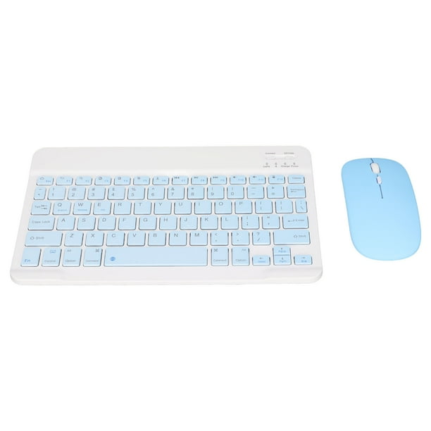 Teclado Ultra Delgado Recargable De 10 Pulgadas Con Ratón DPI Para Celular Portátil Para Escritorio