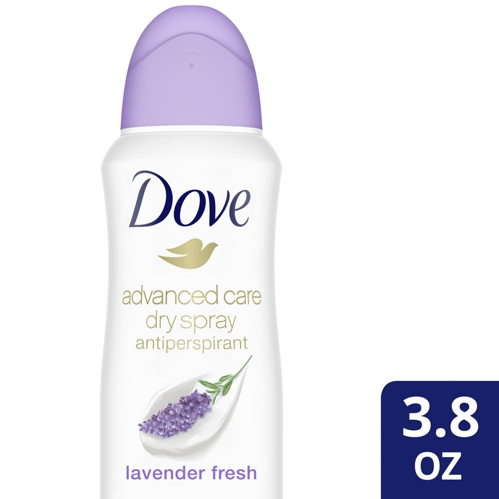 Dove Advanced Care Dry Spray Antiperspirant Deodorant Lavender Fresh, 3