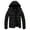 Black, variant on Men's Hooded Winter Coat Warm Puffer Jacket Thicken Quilted Jacket Black X-Large