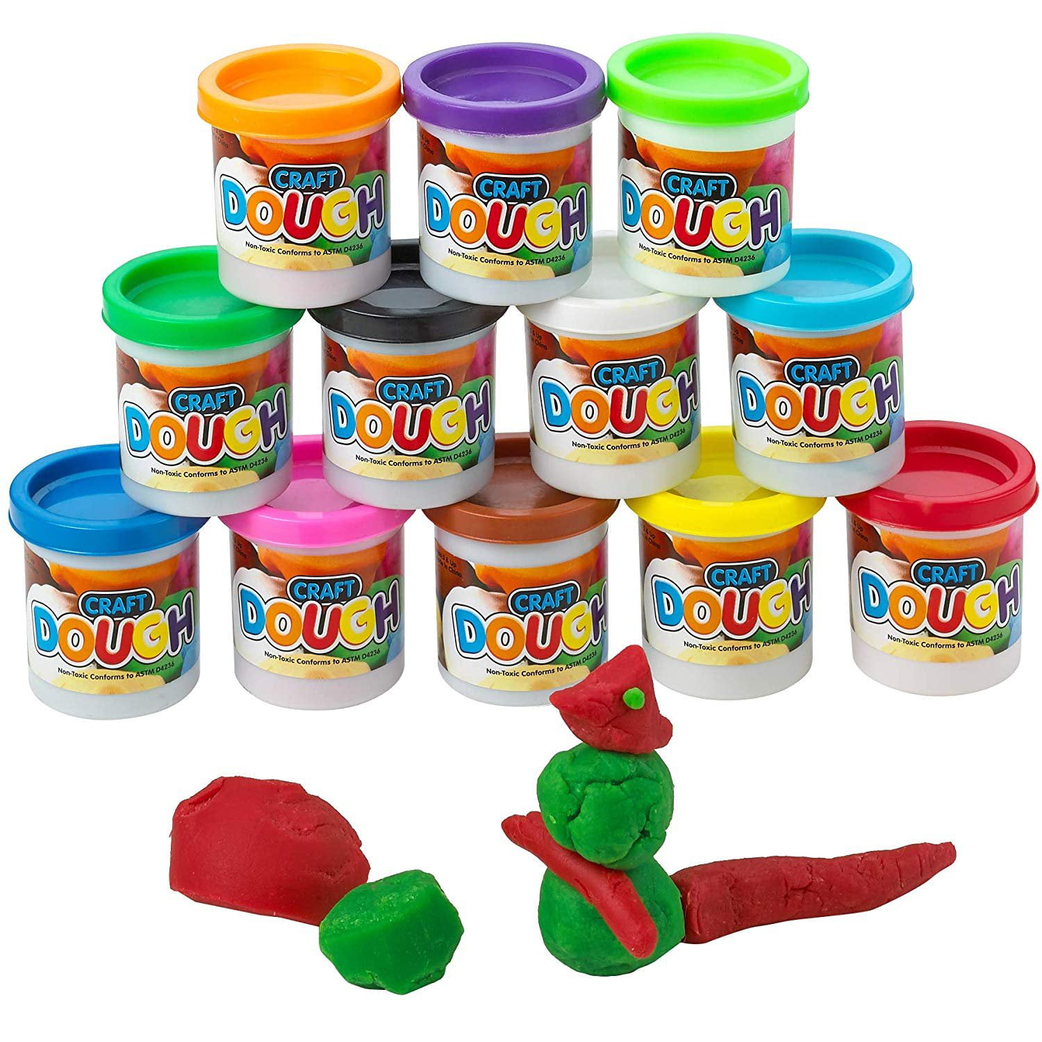 Fashionclubs 6pcs/set Plastic Art Clay and Dough Playing Tools Set for Children Ages 3 and Up