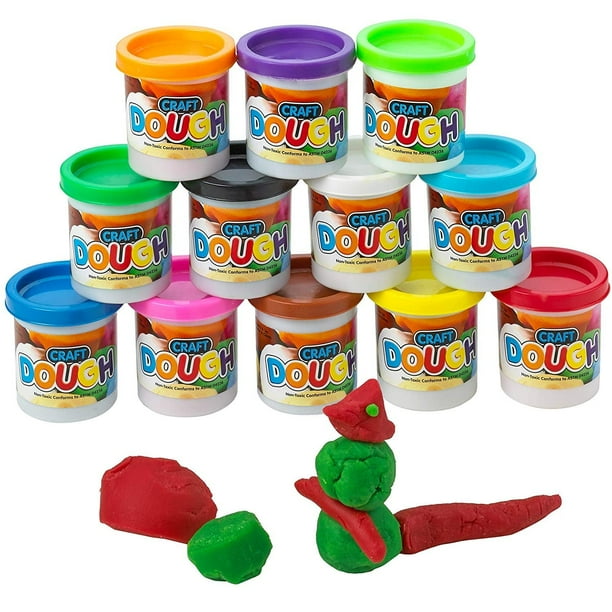 ASSORTED CRAFT DOUGH 2 ounce Clay Dough Educational Dough Perfect
