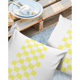 thumbnail image 2 of Pack of 2 Outdoor Pillow Covers, Minimalist Yellow Buffalo Check Plaid Farmhouse Farm Theme Waterproof Square Throw Pillowcase Cushion Decorative Pillow Covers for Couch Patio Tent, 20x20 in, 2 of 6