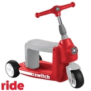 HALO Rise Above Jr Lil' Switch 2-in-1 Rider - Scooter for Ages 1+ Red