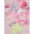 thumbnail image 5 of Justice Girls 2 piece Ruffle Tankini Swimsuit, sizes XS-XL, 5 of 7