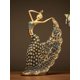 thumbnail image 4 of Figuras Bailarina Vintage Pavo Real Resina Artesanía Elegante para El, 4 of 9