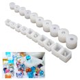 thumbnail image 1 of 20PCS Cube Bead Molds Reusable Epoxy Resin Moulds Bead Casting Molds for Jewelry, 1 of 10