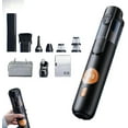 thumbnail image 1 of 5-in-1 Smart Handheld Vacuum Cleaner, Cordless Mini Vacuum with 15kPa Strong Suction, Rechargeable Type-C Portable Dust Cleaner for Home, Car, Sofa, Inflatable Pump Function (Black Set Edition), 1 of 8