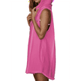 thumbnail image 2 of Combinaisons pour Femmes Athlétiques d'Entraînement à Capuche, Combinaison Décontractée à Fermeture Éclair devant, Col, Combinaisons Salopettes avec Poches, Rose Rouge, TTTG, 2 of 9