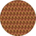 thumbnail image 1 of Ahgly Company Machine Washable Indoor Round Transitional Red Area Rugs, 6' Round, 1 of 7