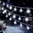thumbnail image 1 of Cadena de luces LED con forma de estrella HeyFuni 100, 10 m, para Navidad, 1 of 6
